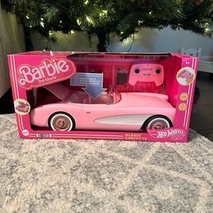 Hot Wheels Barbie Corvette remote control car
